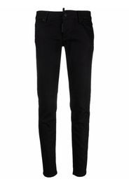 Dsquared2 logo-patch skinny denim trousers - Nero