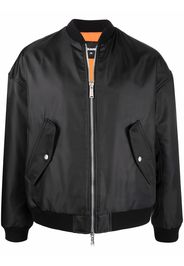 Dsquared2 slogan-print bomber jacket - Nero