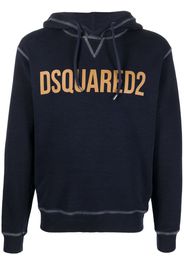 Dsquared2 Felpa con stampa - Blu