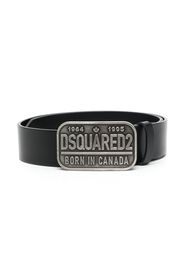 Dsquared2 Kids Cintura con placca logo - Nero