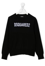 Dsquared2 Kids Felpa con stampa - Nero