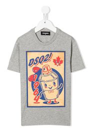 Dsquared2 Kids T-shirt con stampa - Grigio