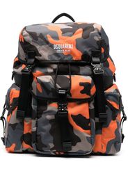 Dsquared2 Zaino Ceresio 9 con stampa camouflage - Arancione