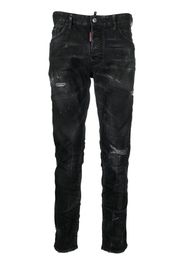 Dsquared2 Jeans slim con effetto vissuto - Nero