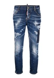 Dsquared2 Jeans skinny con effetto vissuto - Blu