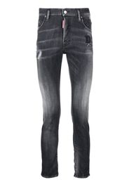 Dsquared2 Jeans skinny con effetto schiarito - Nero