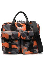 Dsquared2 camouflage-print zip-up bag - Nero
