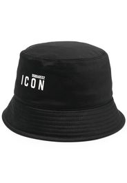 Dsquared2 logo-print bucket hat - Nero