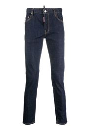 Dsquared2 logo-print slim-fit jeans - Blu