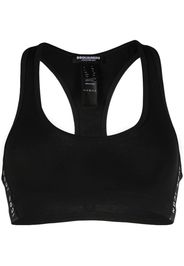 Dsquared2 logo-print sports-bra - Nero