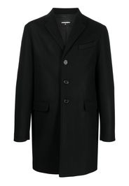 Dsquared2 fitted single-breasted button coat - Nero