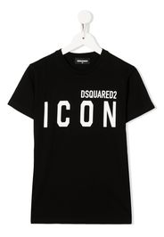 DSQUARED2 KIDS Icon logo-print T-shirt - Nero