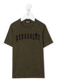 Dsquared2 Kids T-shirt con stampa - Verde