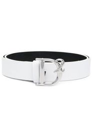 Dsquared2 Cintura con placca logo - Bianco