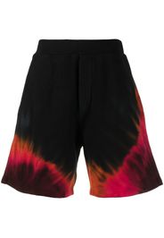 Dsquared2 Shorts sportivi con fantasia tie-dye - Nero