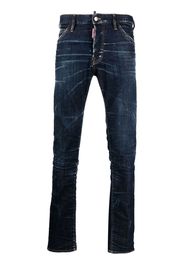 Dsquared2 Jeans slim con applicazione - Blu