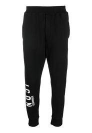 Dsquared2 Pantaloni sportivi Icon con stampa - Nero