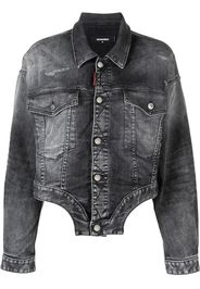 Dsquared2 Giacca denim crop - Nero
