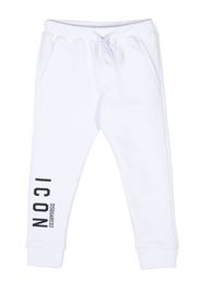 Dsquared2 Kids logo-print cotton track trousers - Bianco