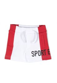 Dsquared2 Kids logo print cotton shorts - Bianco