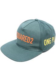 Dsquared2 logo-print cotton cap - Verde