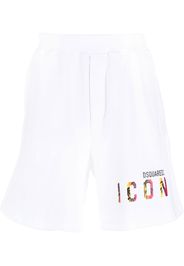 Dsquared2 cotton logo-print shorts - Bianco