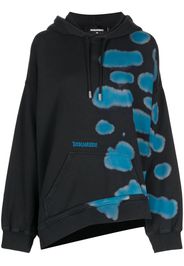 Dsquared2 asymmetric slouchy hoodie - Nero