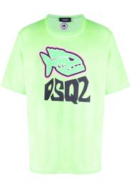 Dsquared2 T-shirt con stampa - Verde