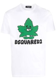 Dsquared2 cartoon and logo print t-shirt - Bianco