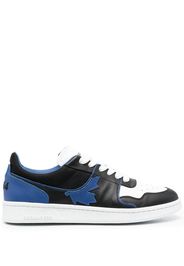 Dsquared2 logo-patch leather sneakers - Nero