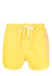 Dsquared2 logo-print swim shorts - Giallo