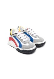 Dsquared2 Kids multicolour panelled sneakers - Bianco