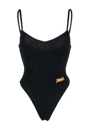 Dsquared2 textured logo-embroidered swimsuit - Nero