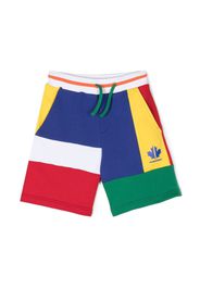 Dsquared2 Kids colour-block track shorts - Blu