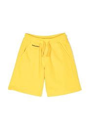 Dsquared2 Kids logo-print track shorts - Giallo