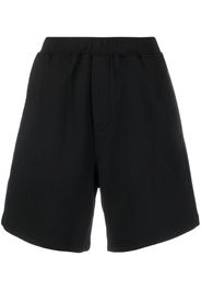 Dsquared2 knee-length cotton track shorts - Nero