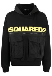 Dsquared2 Felpa con stampa - Nero