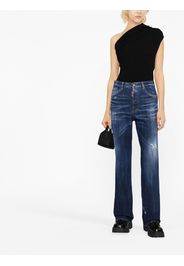 Dsquared2 embellished straight-leg jeans - Blu