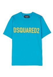 Dsquared2 Kids logo-print short-sleeved T-shirt - Blu