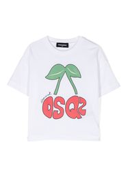 Dsquared2 Kids logo-print short-sleeved T-shirt - Bianco