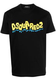 Dsquared2 logo print crew-neck T-shirt - Nero