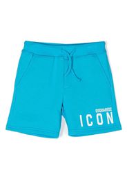 Dsquared2 Kids Shorts sportivi Icon con stampa - Blu