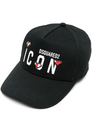 Dsquared2 Icon appliqué-detail cap - Nero