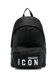 Dsquared2 Icon logo-print backpack - Nero