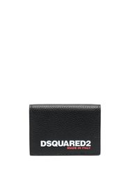 Dsquared2 logo-print bifold wallet - Nero