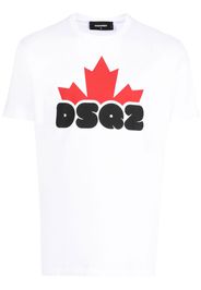 Dsquared2 DSQ2-print short-sleeve T-shirt - Bianco