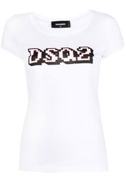 Dsquared2 graphic-print cotton T-shirt - Bianco