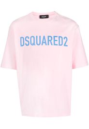 Dsquared2 logo-print cotton T-shirt - Rosa