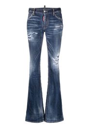 Dsquared2 distressed flared jeans - Blu