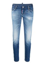 Dsquared2 faded slim-cut jeans - Blu